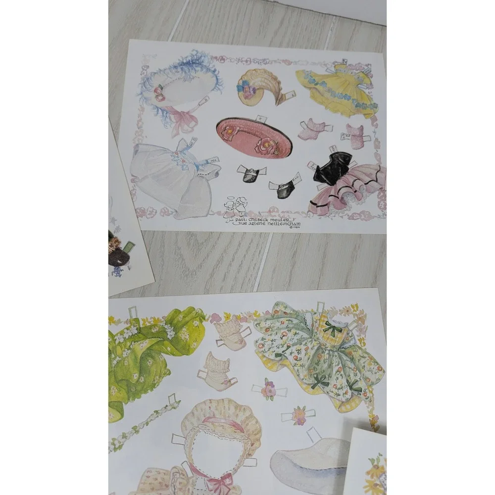 Ginny Patti Chilbeck Meulen Paper Dolls Clothes Vintage 1984 Uncut